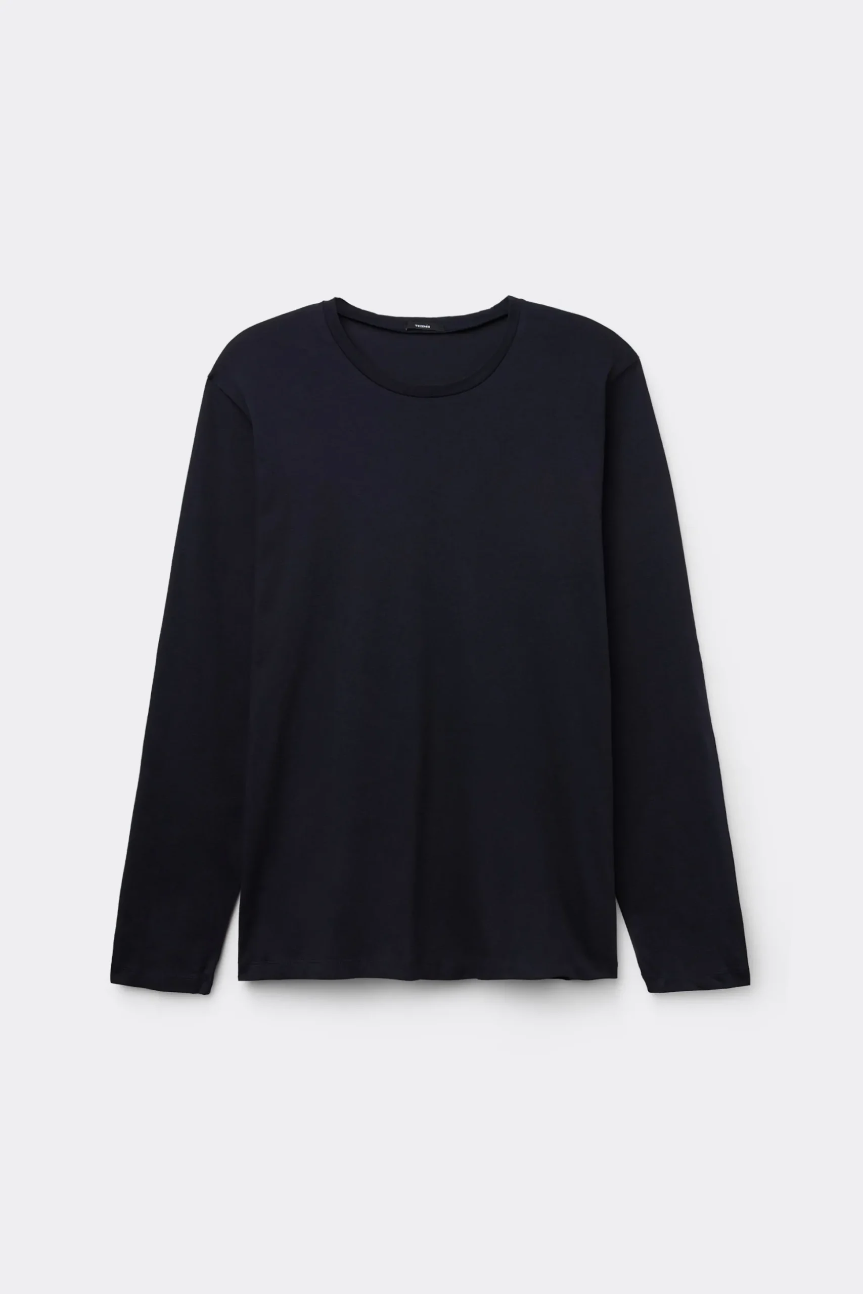 Long Sleeve Cotton Crew Neck Top - Long-Sleeved Tops - Men | Tezenis