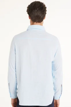 Long Sleeve Shirt In 100% Super Light Cotton - Long-Sleeved Tops - Men | Tezenis