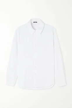 Long Sleeve Shirt In 100% Super Light Cotton - Long-Sleeved Tops - Men | Tezenis