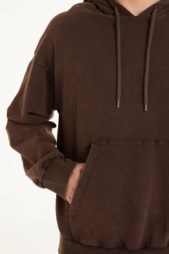 Long Sleeve Washed Hoodie - Sweatshirts - Men | Tezenis
