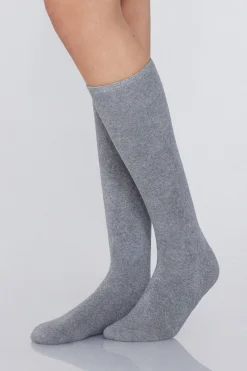 Long Thermal Cotton Socks - Socks - Women | Tezenis