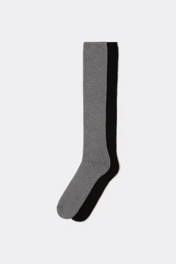 Long Thermal Cotton Socks - Long Socks - Men | Tezenis