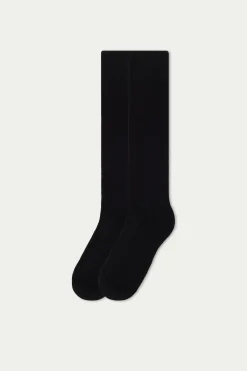 Long Thermal Cotton Socks - Socks - Women | Tezenis