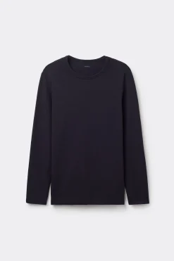 Long-Sleeve Round-Neck Thermal Cotton Top - Long-Sleeved Tops - Men | Tezenis