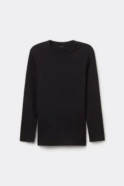 Long-Sleeve Round-Neck Thermal Cotton Top - Long-Sleeved Tops - Men | Tezenis