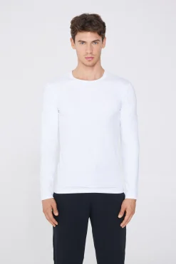 Long-Sleeve Round-Neck Thermal Cotton Top - Long-Sleeved Tops - Men | Tezenis