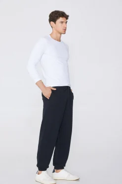 Long-Sleeve Round-Neck Thermal Cotton Top - Long-Sleeved Tops - Men | Tezenis