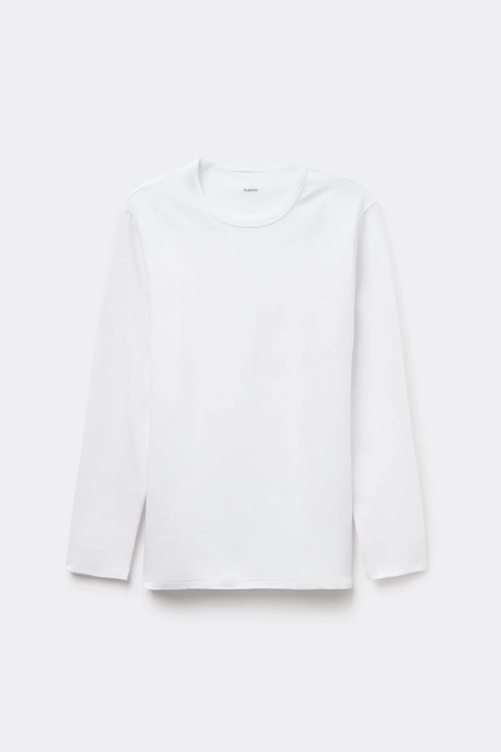 Long-Sleeve Round-Neck Thermal Cotton Top - Long-Sleeved Tops - Men | Tezenis