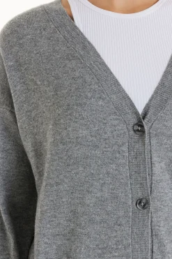Long-Sleeved Button-Down Wool Cardigan - Cardigans And Sweaters - Women | Tezenis