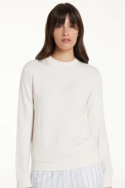 Long-Sleeved Fleece-Lined Top - Pajama Sets - Women | Tezenis