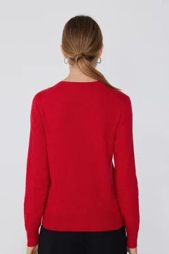 Long-Sleeved Heavy Wool Crew-Neck Sweater - Cardigans And Sweaters - Women | Tezenis