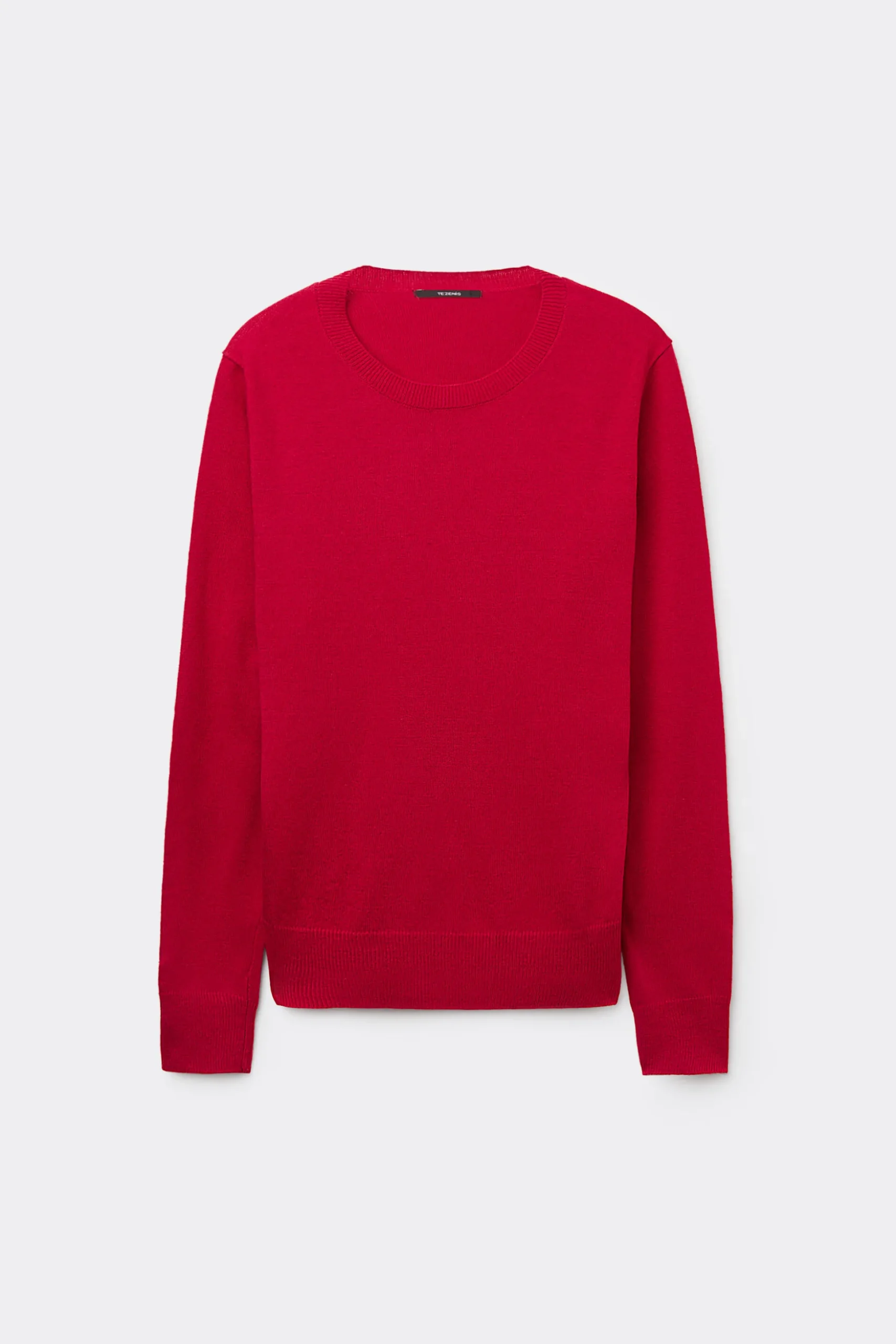Long-Sleeved Heavy Wool Crew-Neck Sweater - Cardigans And Sweaters - Women | Tezenis