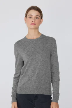 Long-Sleeved Heavy Wool Crew-Neck Sweater - Cardigans And Sweaters - Women | Tezenis