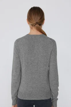 Long-Sleeved Heavy Wool Crew-Neck Sweater - Cardigans And Sweaters - Women | Tezenis