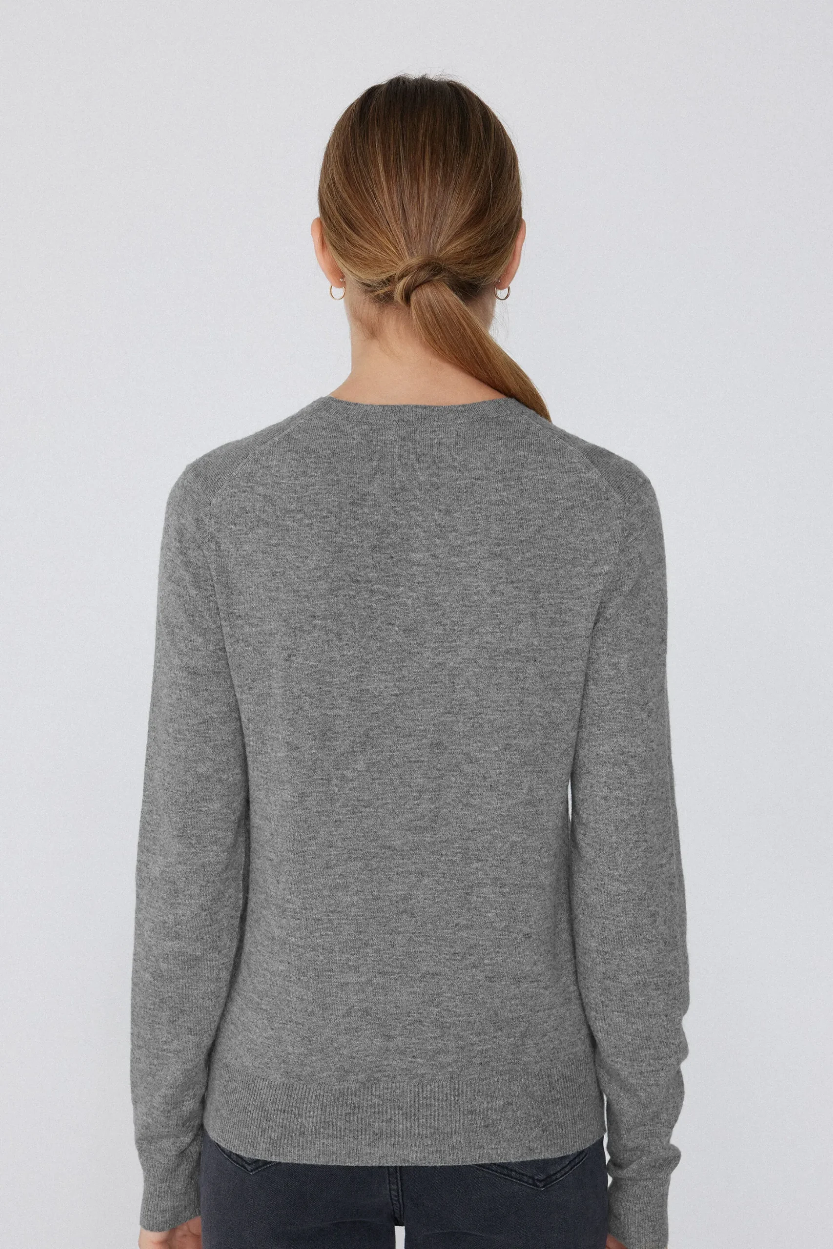 Long-Sleeved Heavy Wool Crew-Neck Sweater - Cardigans And Sweaters - Women | Tezenis