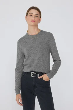 Long-Sleeved Heavy Wool Crew-Neck Sweater - Cardigans And Sweaters - Women | Tezenis