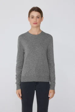 Long-Sleeved Heavy Wool Crew-Neck Sweater - Cardigans And Sweaters - Women | Tezenis