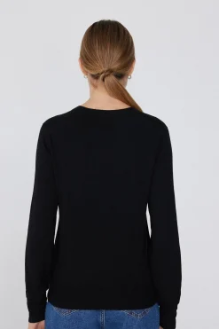 Long-Sleeved Heavy Wool Crew-Neck Sweater - Cardigans And Sweaters - Women | Tezenis
