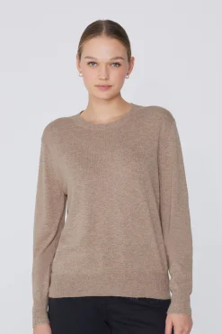 Long-Sleeved Heavy Wool Crew-Neck Sweater - Cardigans And Sweaters - Women | Tezenis