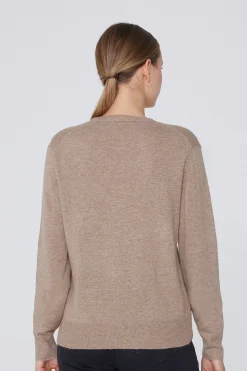 Long-Sleeved Heavy Wool Crew-Neck Sweater - Cardigans And Sweaters - Women | Tezenis