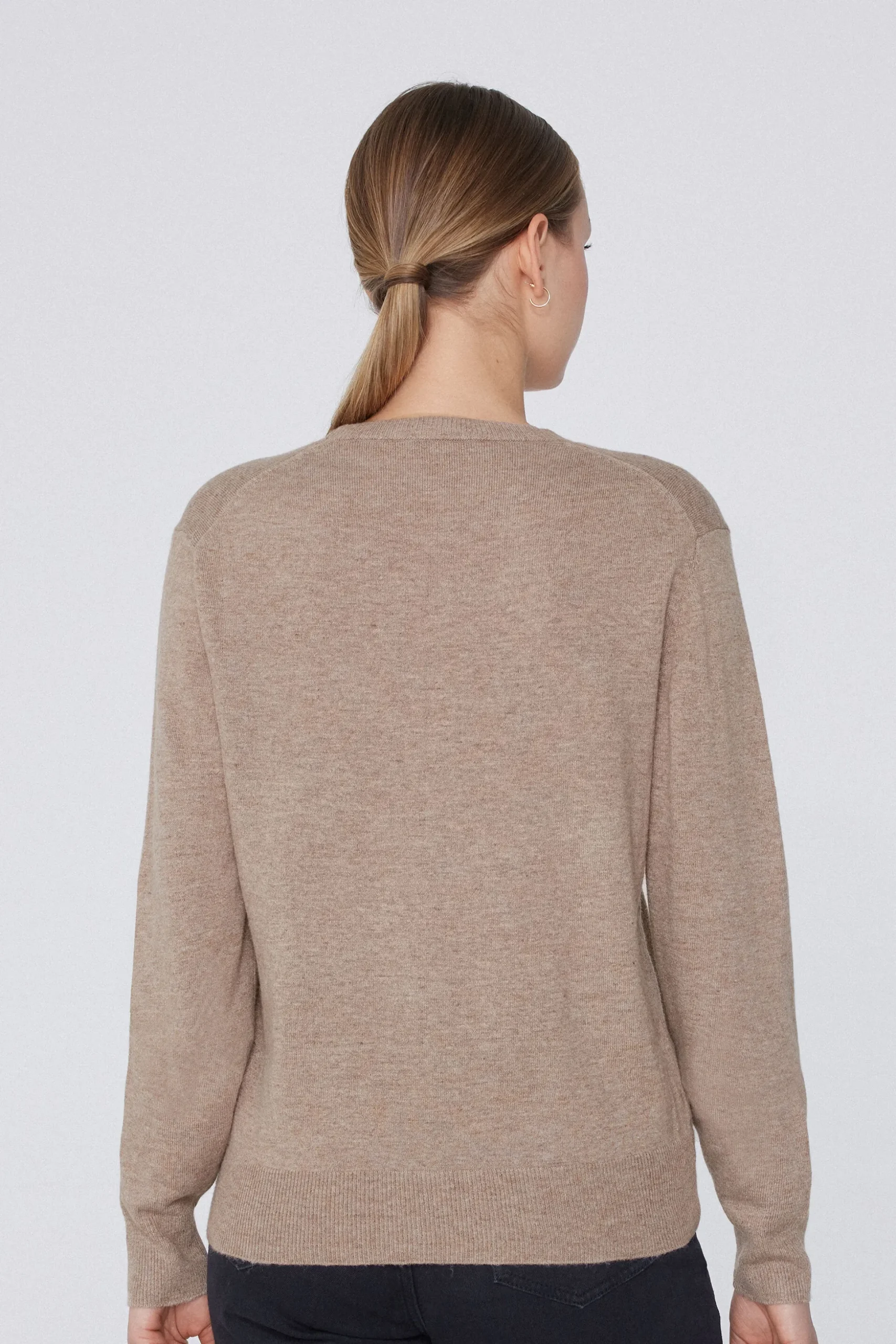 Long-Sleeved Heavy Wool Crew-Neck Sweater - Cardigans And Sweaters - Women | Tezenis