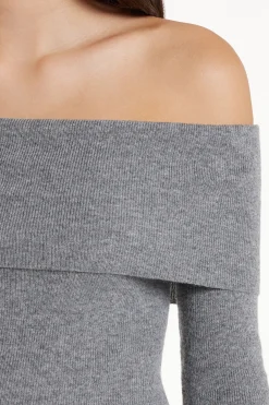 Long-Sleeved Heavy Wool Off-the-Shoulder Sweater - Cardigans And Sweaters - Women | Tezenis