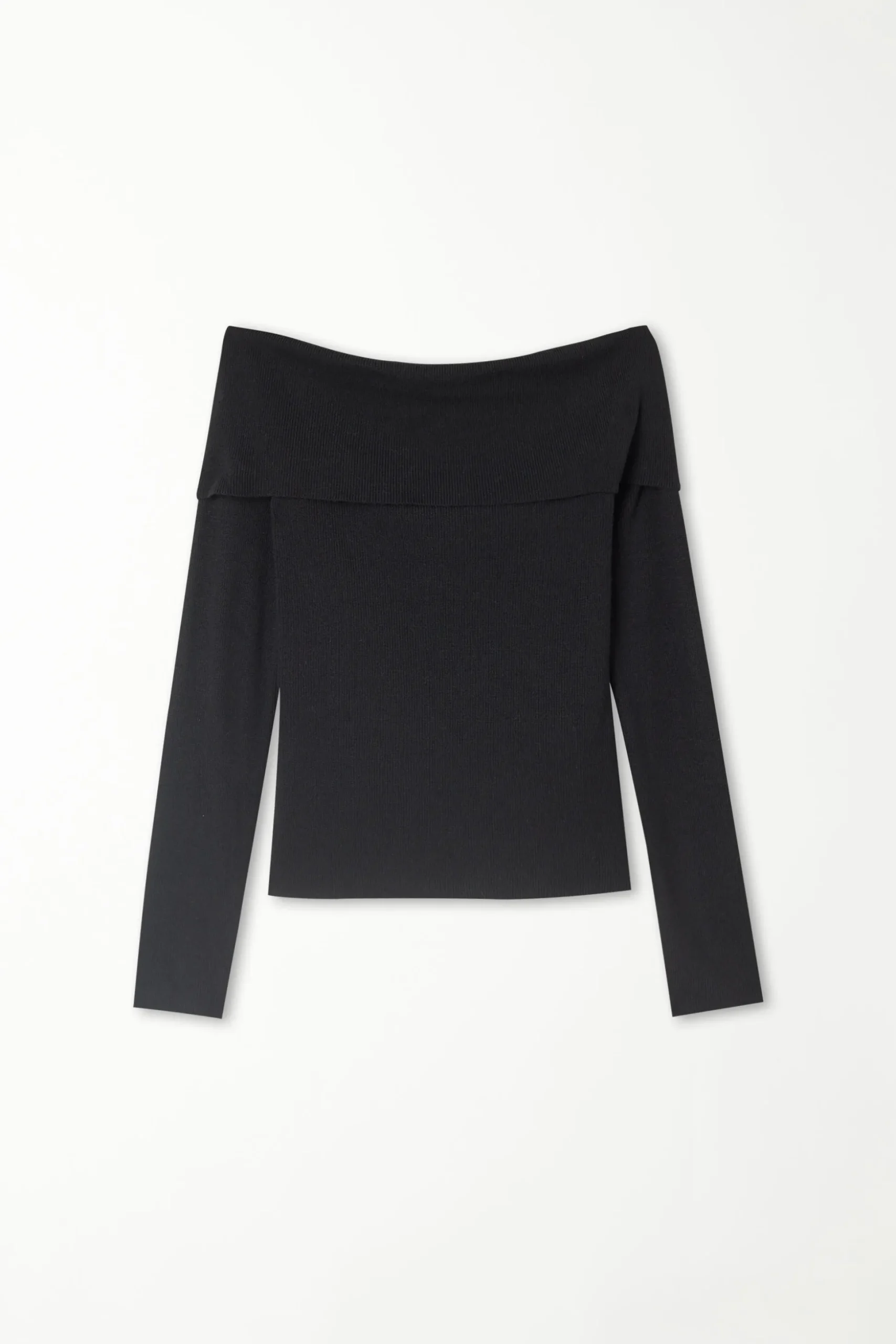 Long-Sleeved Heavy Wool Off-the-Shoulder Sweater - Cardigans And Sweaters - Women | Tezenis