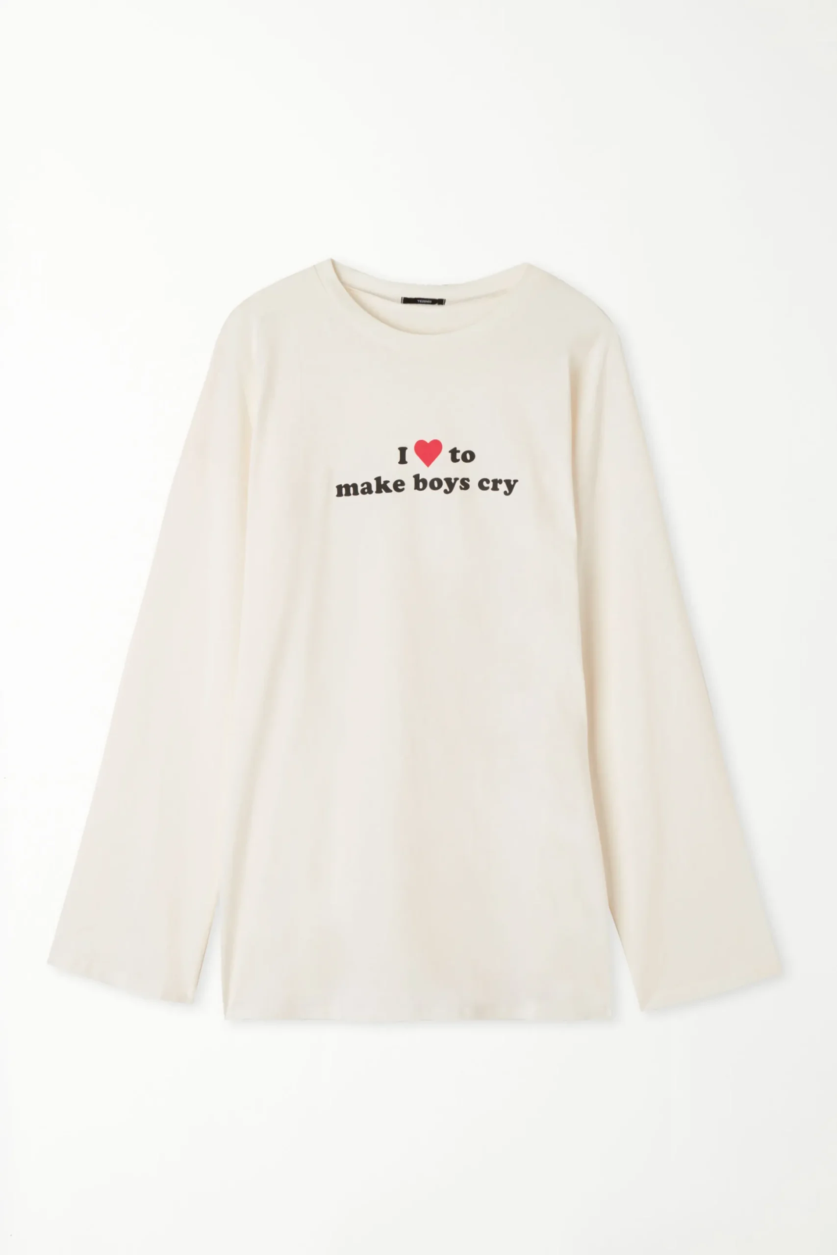 Long-Sleeved Oversized Cotton Top - Pajama Sets - Women | Tezenis