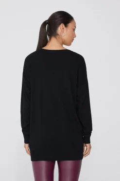 Long-Sleeved Wool V-Neck Sweater - Cardigans And Sweaters - Women | Tezenis