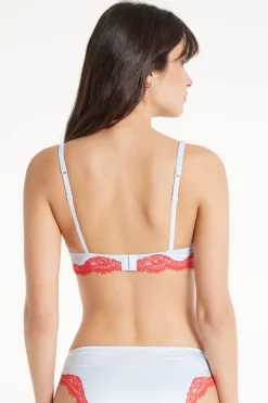 Los Angeles Pastel Baby Satin Super Push-Up Bra - Push-up - Women | Tezenis