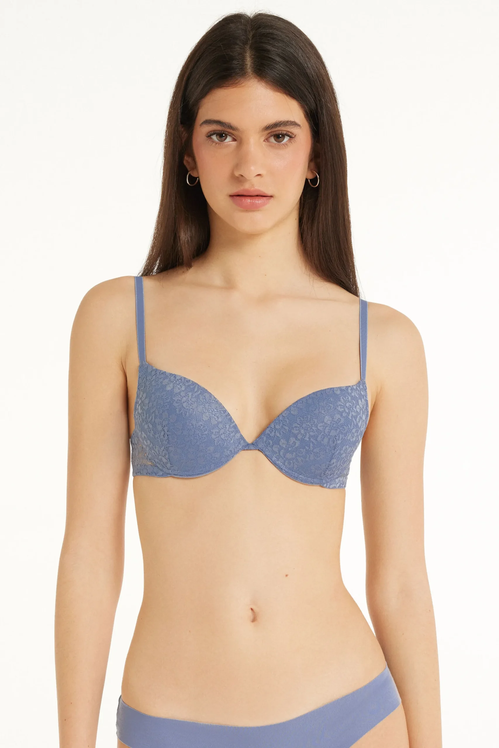 Los Angeles Recycled Lace Super Push-Up Bra - Push-up - Women | Tezenis