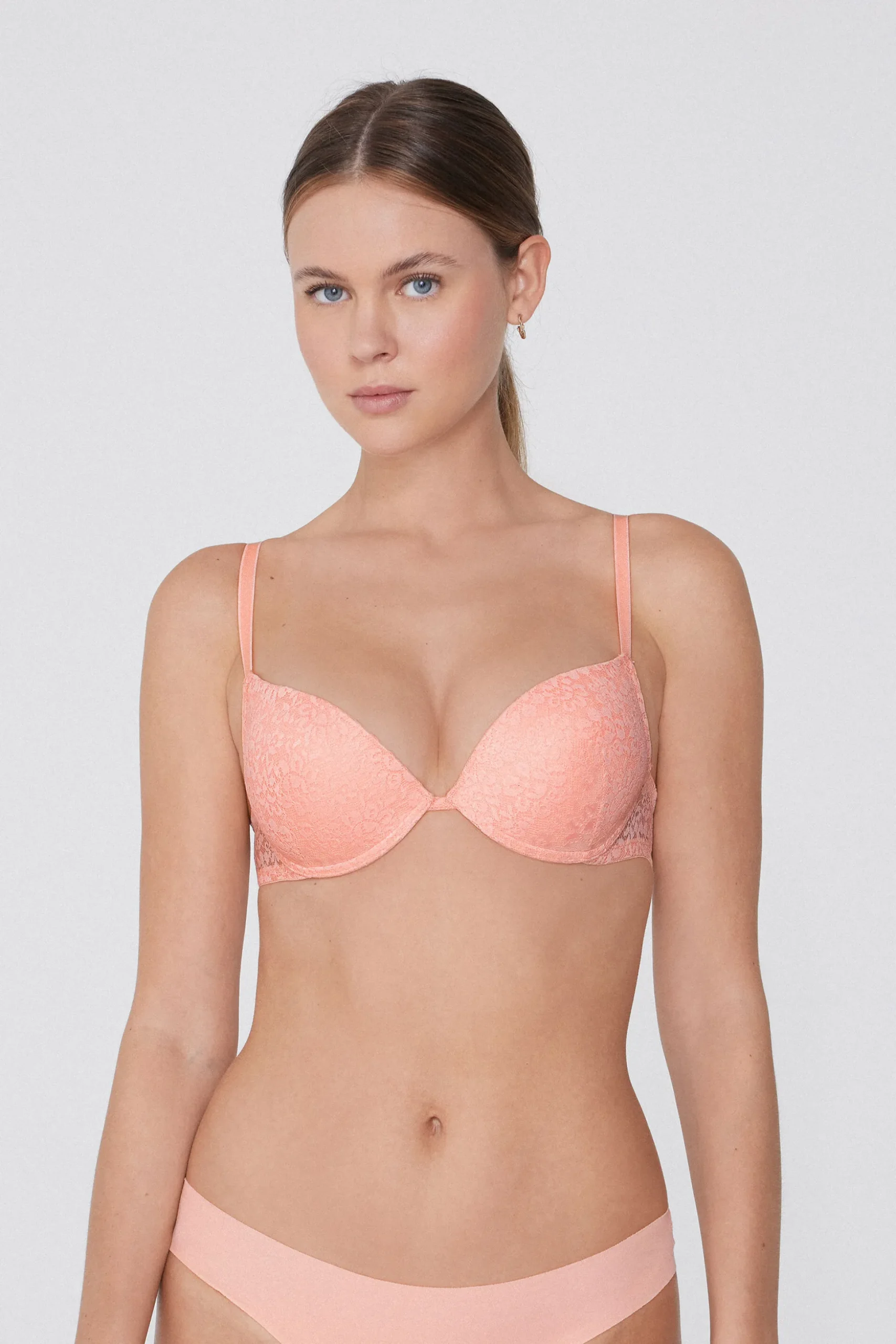 Los Angeles Recycled Lace Super Push-Up Bra - Push-up - Women | Tezenis