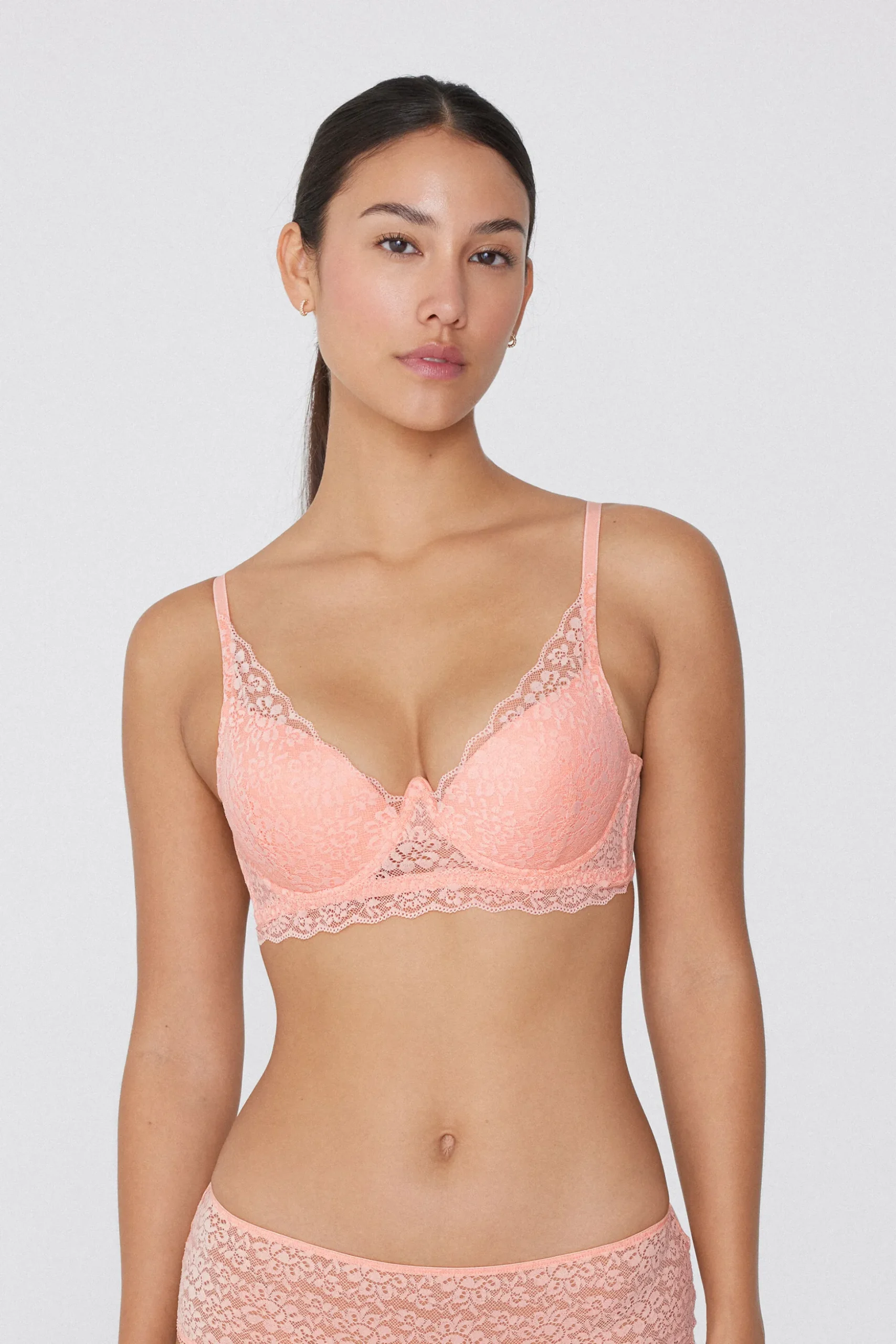 Malibu Recycled Lace Super Push-Up Bra - Bralette - Women | Tezenis