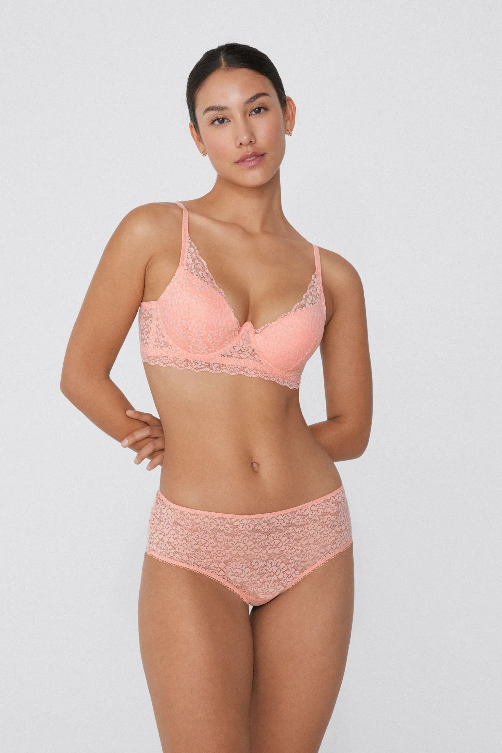Malibu Recycled Lace Super Push-Up Bra - Bralette - Women | Tezenis