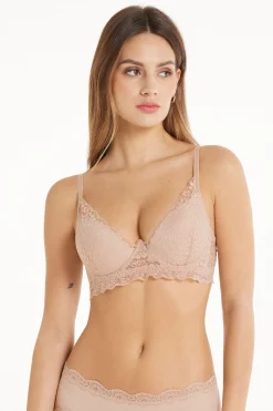 Malibu Recycled Lace Super Push-Up Bra - Bralette - Women | Tezenis