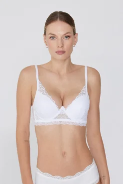 Malibu Recycled Lace Super Push-Up Bra - Bralette - Women | Tezenis