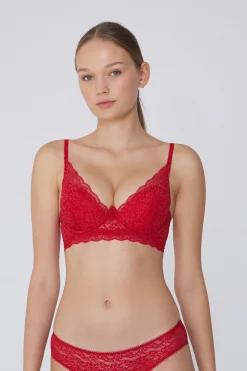 Malibu Recycled Lace Super Push-Up Bra - Bralette - Women | Tezenis
