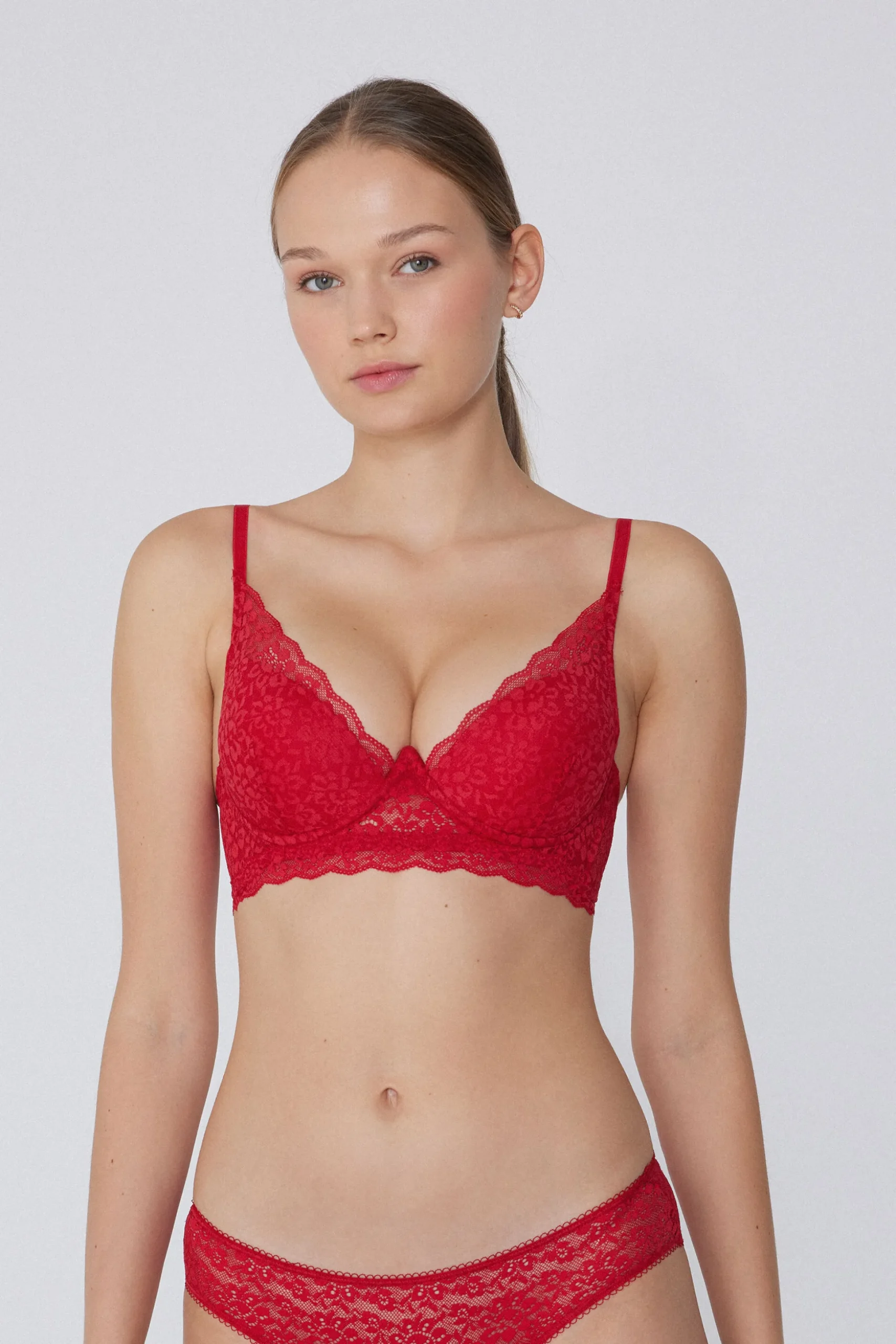 Malibu Recycled Lace Super Push-Up Bra - Bralette - Women | Tezenis