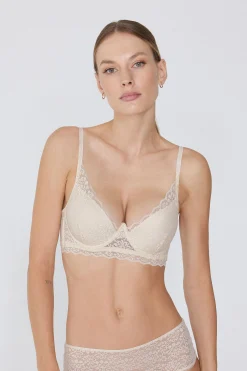 Malibu Recycled Lace Super Push-Up Bra - Bralette - Women | Tezenis