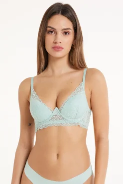 Malibu Recycled Lace Super Push-Up Bra - Bralette - Women | Tezenis