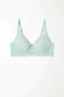 Malibu Recycled Lace Super Push-Up Bra - Bralette - Women | Tezenis