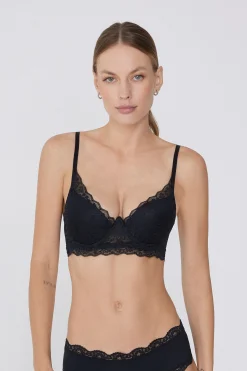 Malibu Recycled Lace Super Push-Up Bra - Bralette - Women | Tezenis