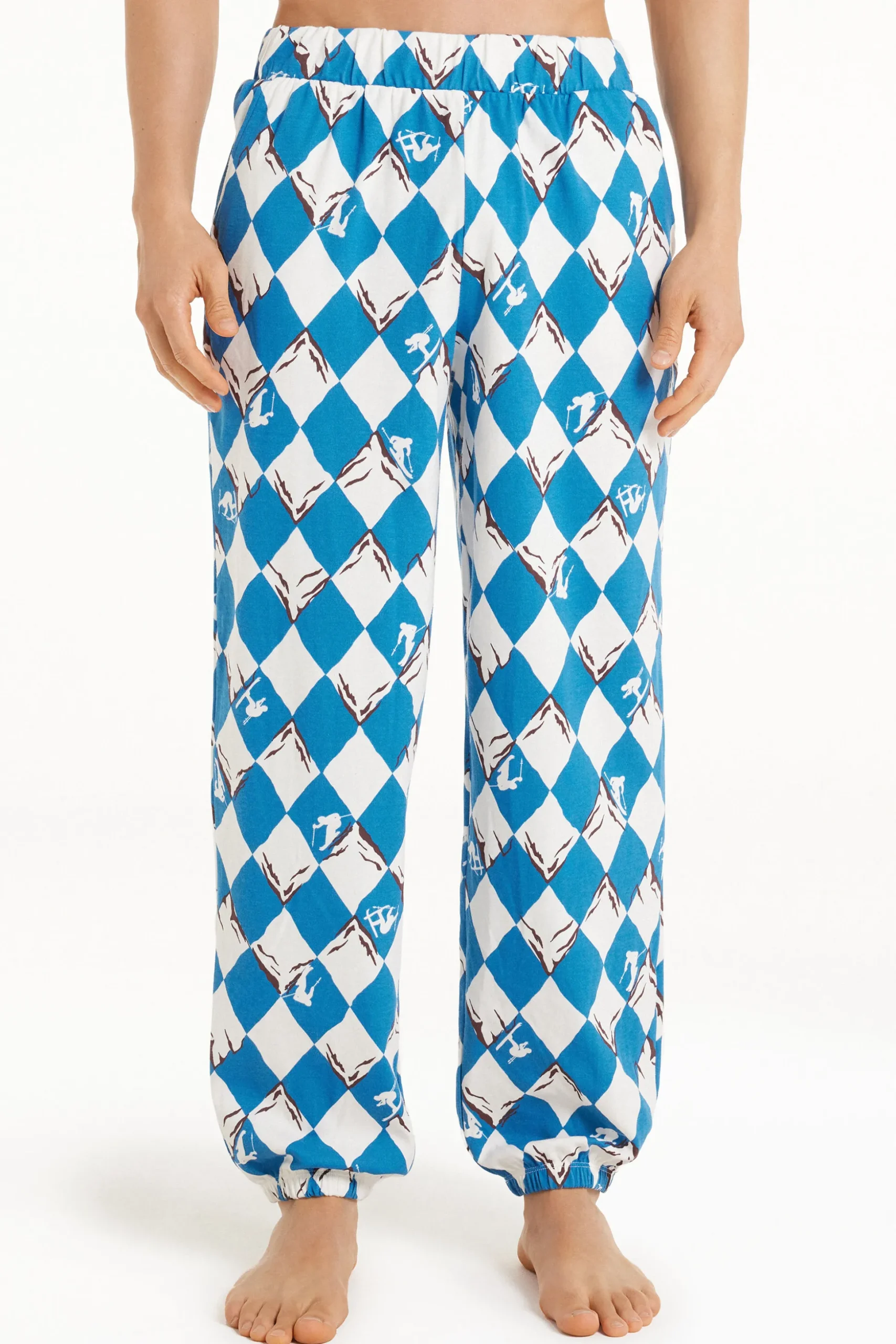 Men’s Cotton Joggers - Long Pajamas - Men | Tezenis