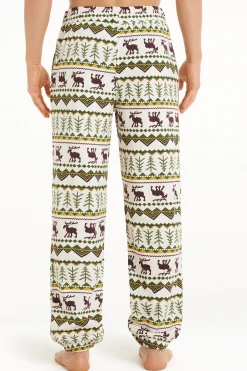 Men’s Cotton Joggers - Long Pajamas - Men | Tezenis