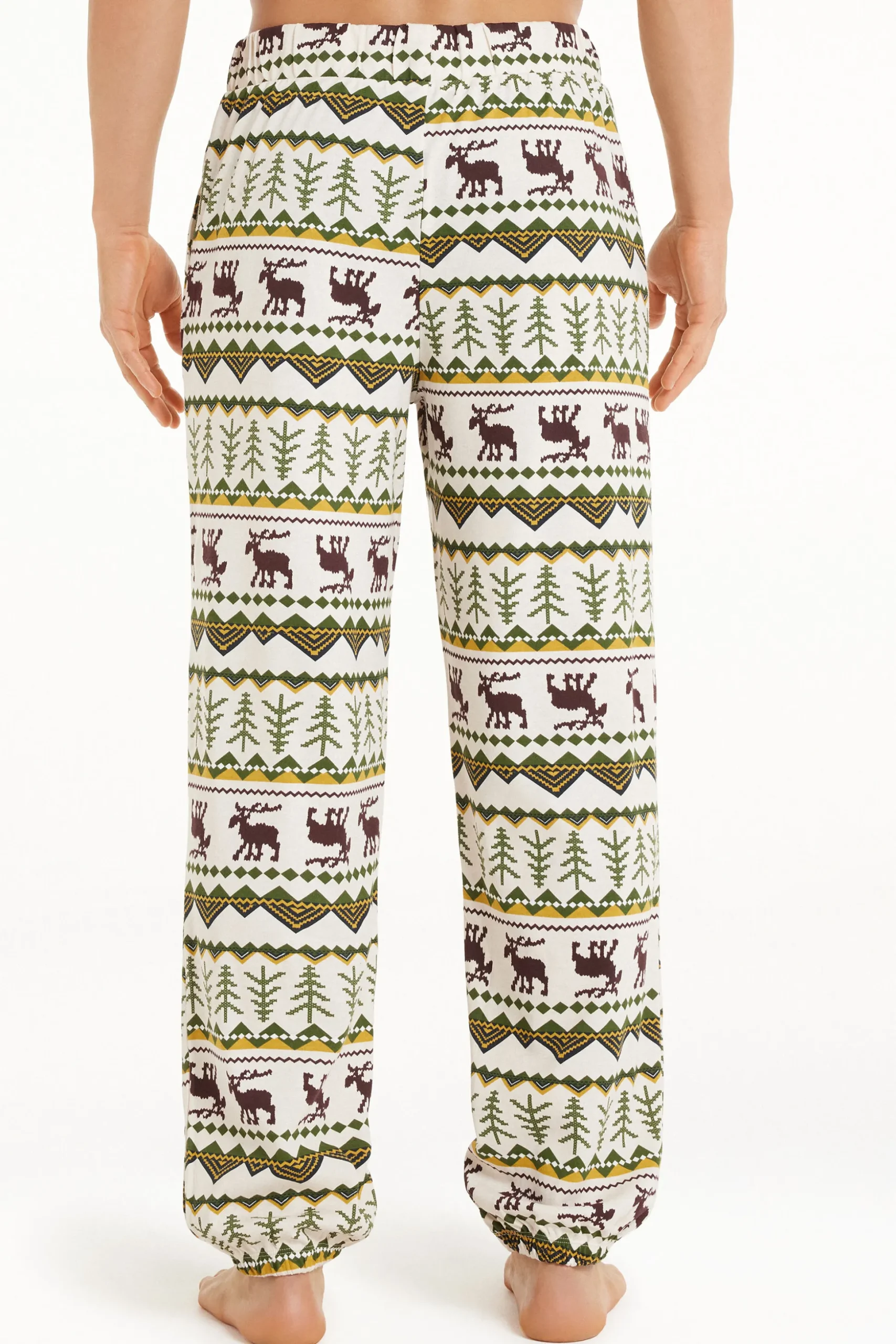 Men’s Cotton Joggers - Long Pajamas - Men | Tezenis