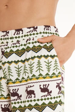 Men’s Cotton Joggers - Long Pajamas - Men | Tezenis