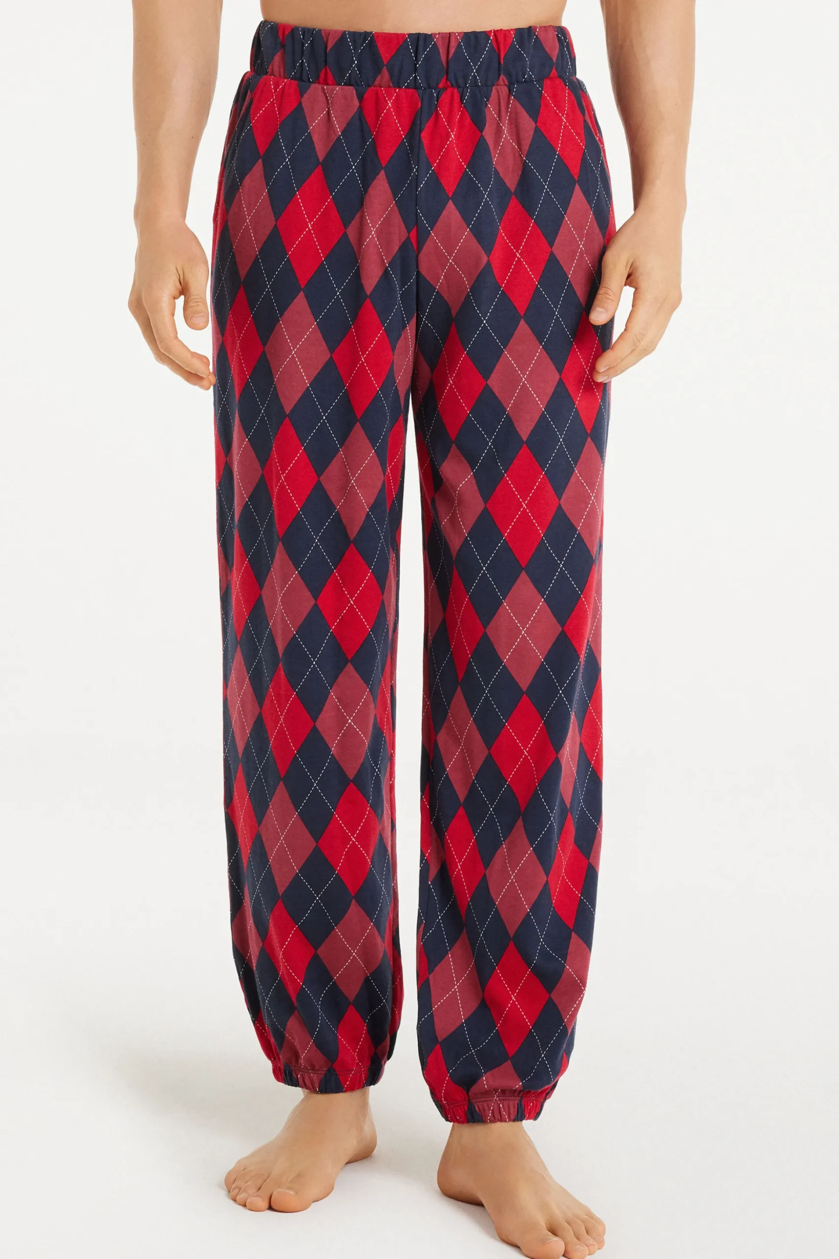 Men’s Cotton Joggers - Long Pajamas - Men | Tezenis