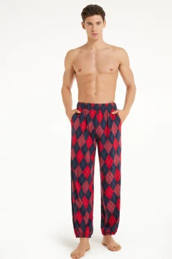Men’s Cotton Joggers - Long Pajamas - Men | Tezenis