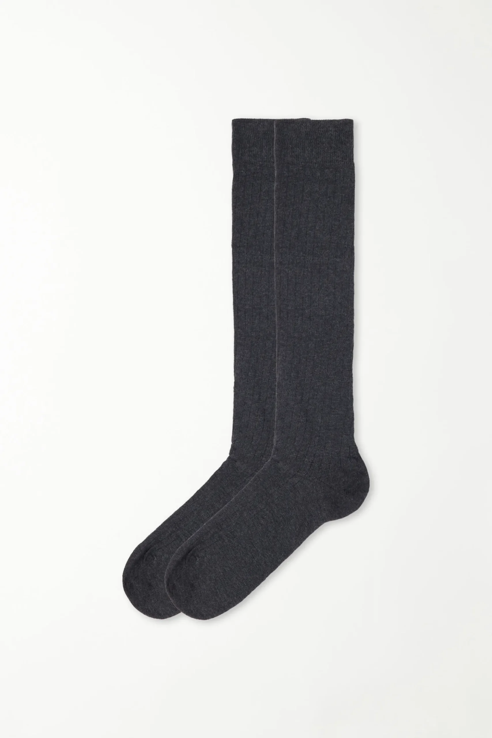 Men’s Long Ribbed Cotton Socks - Long Socks - Men | Tezenis