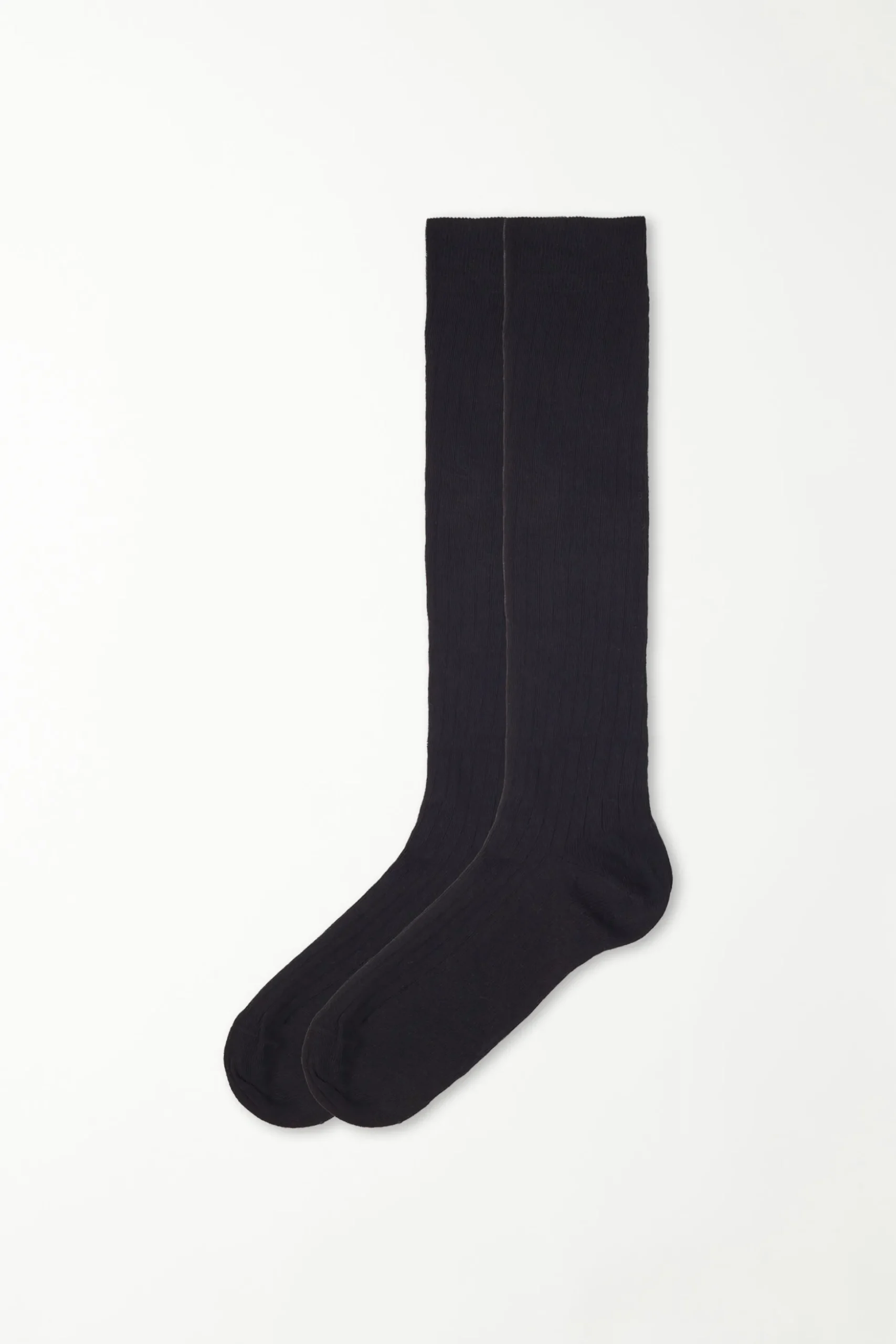 Men’s Long Ribbed Cotton Socks - Long Socks - Men | Tezenis
